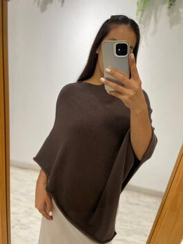 Poncho Abigail Chocolate