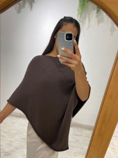 Poncho Abigail Chocolate