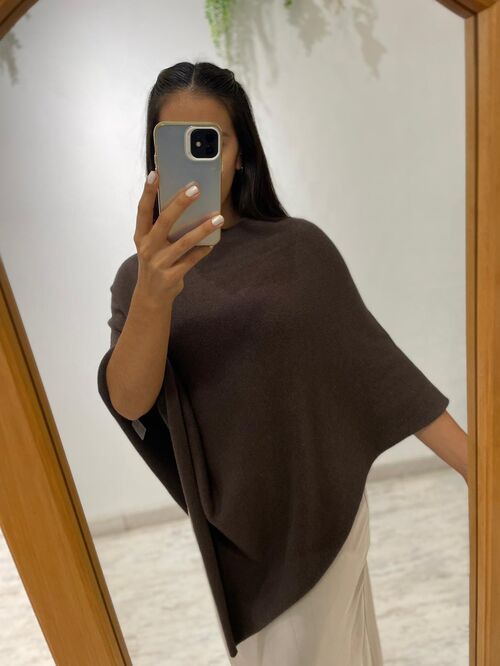 Poncho Abigail Chocolate