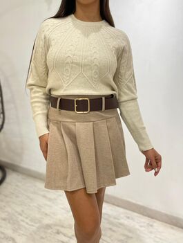 Falda Pantalon Berenice Beige