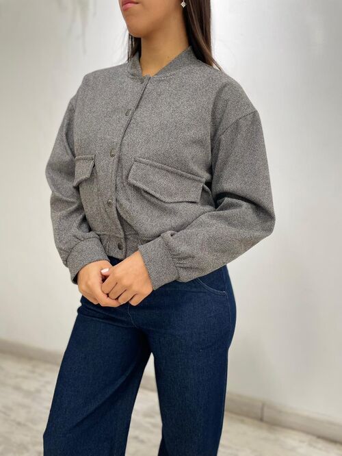 Chaqueta Elizabet Gris