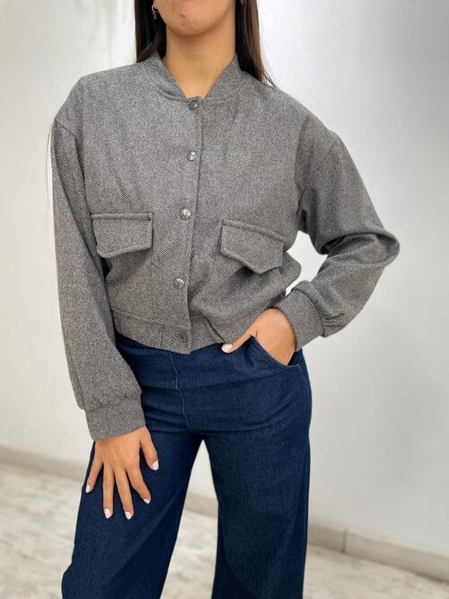 Chaqueta Elizabet Gris