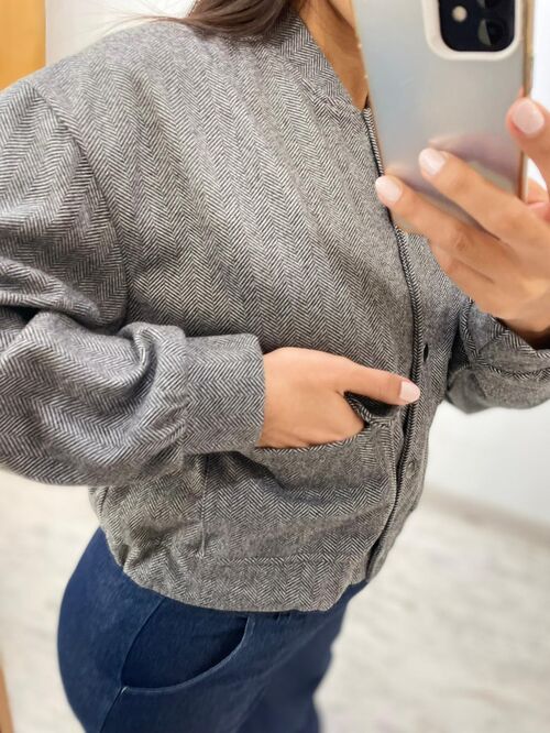 Chaqueta Elizabet Gris