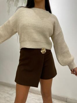 Falda Pantalon Ina Chocolate