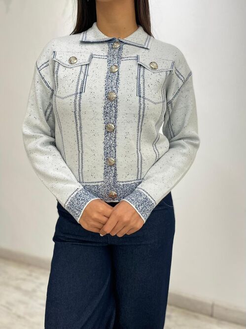 Chaqueta Ornella Celeste