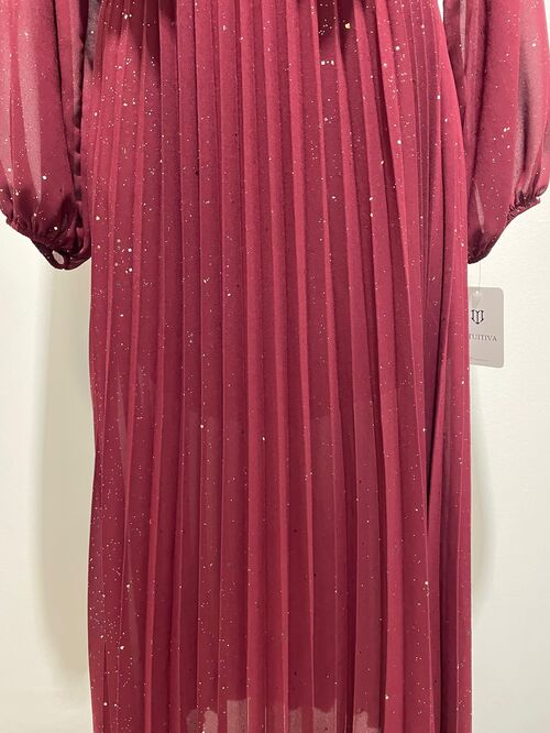 Vestido Sandra Granate