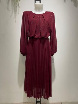 Vestido Sandra Granate