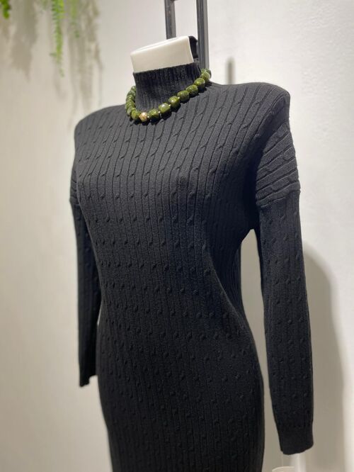 Vestido Punto Negro