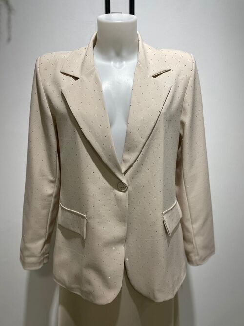 Blazer Brilli Bianca Cruda