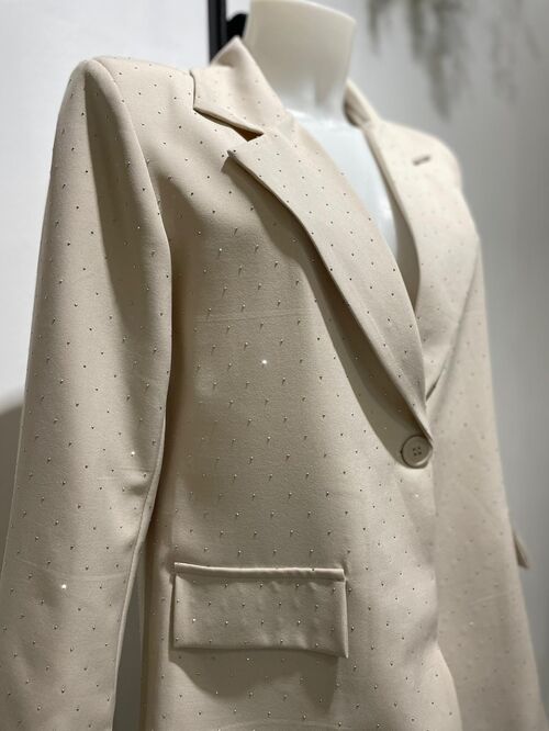 Blazer Brilli Bianca Cruda