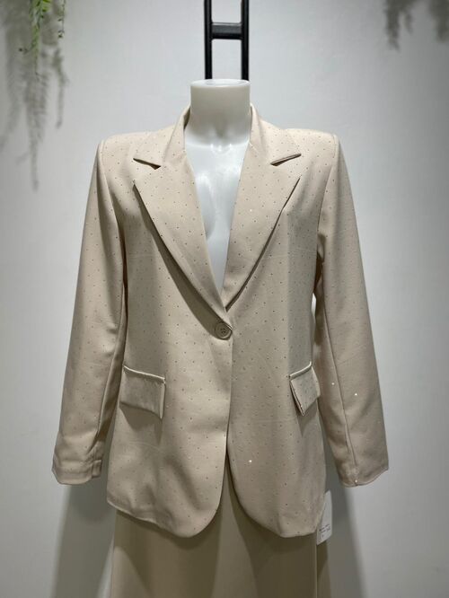 Blazer Brilli Bianca Cruda