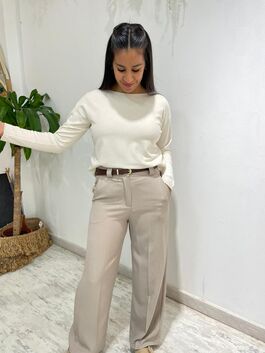 Pantalon Carla Taupe