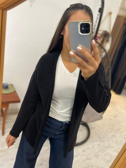 Chaqueta Punto Belen Negra