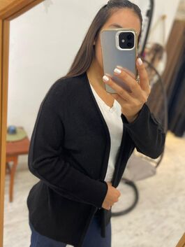 Chaqueta Punto Belen Negra