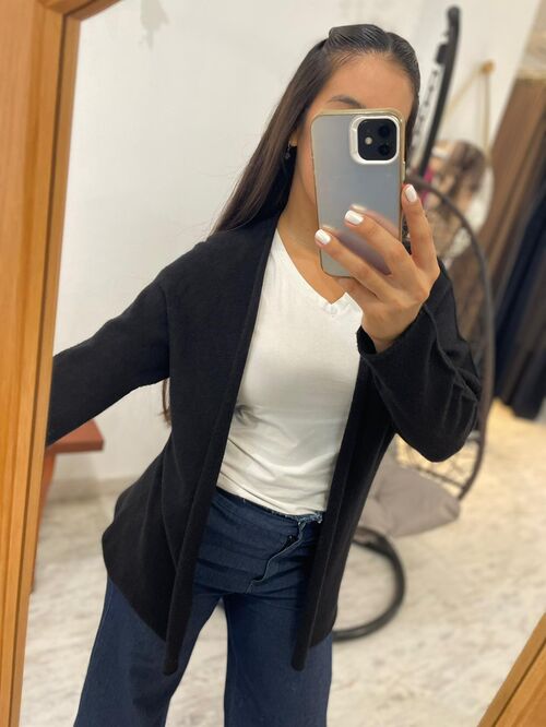 Chaqueta Punto Belen Negra